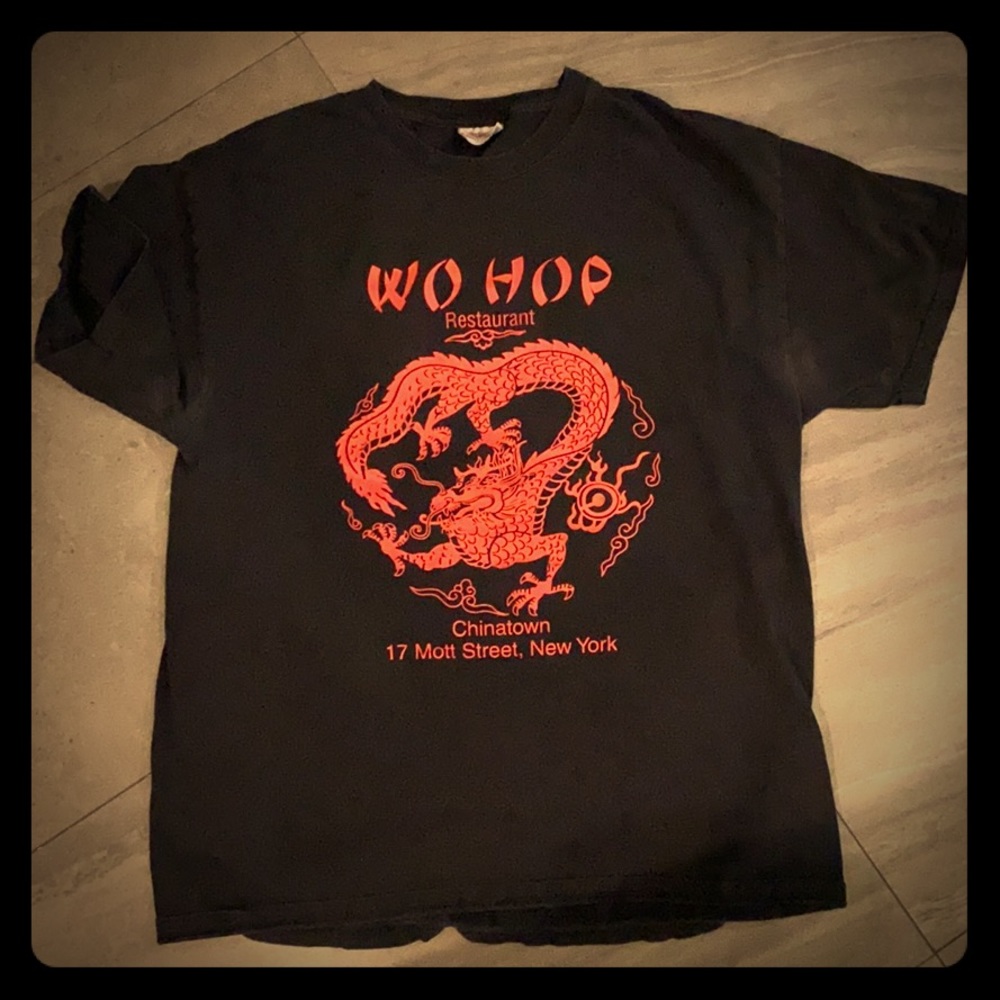 Rare - Vintage Wo Hop Chinatown Large T Shirt